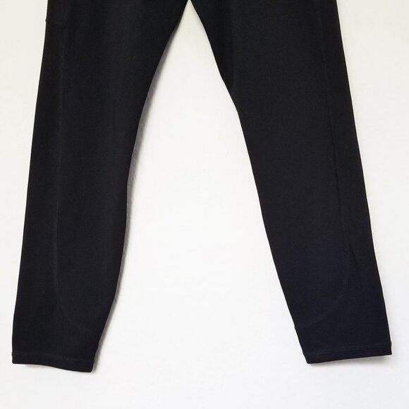 Fabletics Maternity High-Waisted PureLuxe 7/8 Legging Black Medium Comfort $95 - Picture 9 of 12